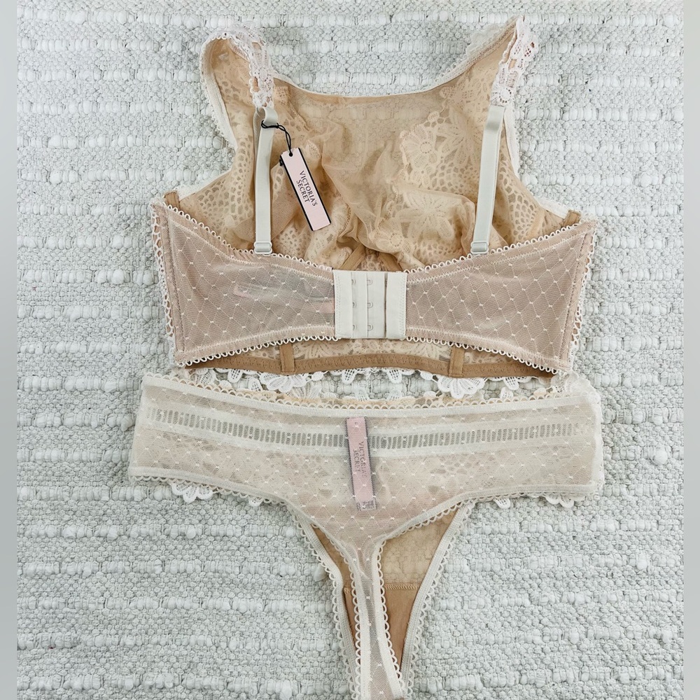 36D/M Victoria’s Secret Dream Angels Bra & Thong Set - Picture 3 of 11